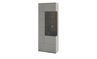 Primo Kombi-Vitrine  Sella ¦ grau ¦ Maße (cm): B: 80 H: 207 T: 38  - Möbel Kraft