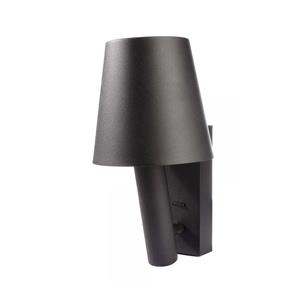 Deko-Light LED-Wandleuchte Alwa 1 mit Spot, schwarz