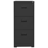 Vidaxl Aktenschrank Anthrazit 46x62x102,5 Cm Stahl