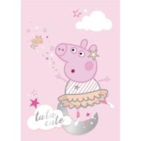 Fleecedeken Peppa Pig Junior 140 X 100 Cm Lichtroze