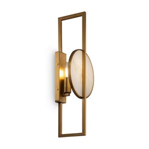 Maytoni Marmo wandlamp in goud met marmer