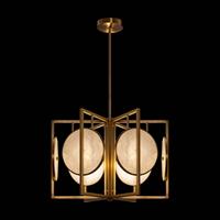 Maytoni Marmo Hängeleuchte in Gold, 6-flammig