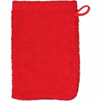 Cawö Cawo Lifestyle Uni Washandje Rood