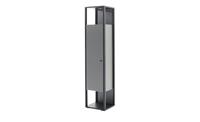 Vitrine ¦ grau ¦ Maße (cm): B: 40 H: 178 T: 37  - Möbel Kraft