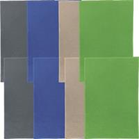 Erwin Müller Multifunktionstuch 8er-Pack Baumwolle blau/grau Gr. 50 x 70