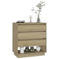 vidaXL Dressoir 70x41x75 cm spaanplaat sonoma eikenkleurig