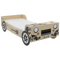 Kinderbed Terreinwagen 90x200cm Camouflage
