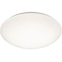 BES LED LED Plafondlamp - Badkamerlamp - Trion Paula - 15W - Spatwaterdicht IP44 - Warm Wit 3000K - Rond - Mat Wit - Kunststof