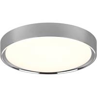 BES LED LED Plafondlamp - Badkamerlamp - Trion Clirno - 18W - Warm Wit 3000K - Dimbaar - Opbouw Rond - Mat Chroom - Kunststof