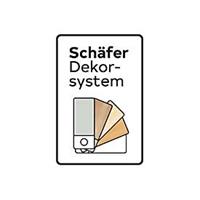 Schäfer Shop Select Sideboard, met draaideur, afsluitbaar, spaanplaat, B 800 x D 420 x H 663 mm, rechts verstelbaar, lichtgrijs