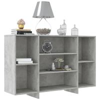 vidaXL Dressoir 120x30x75 cm spaanplaat betongrijs