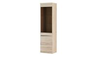 Vitrine ¦ holzfarben ¦ Maße (cm): B: 54 H: 196 T: 40  - Möbel Kraft