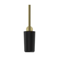 Geesa Opal toiletborstel met houder goud geborsteld