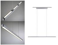 Paulmann LED-Pendelleuchte URail 42W LED Chrom (matt)