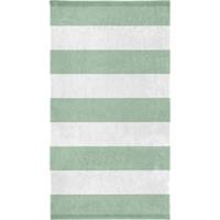 Cinderella strandlaken katoen Dune stripe soft green 100 x 200 cm