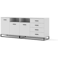 BIM FURNITURE Kommode ARSEN 3D4S 190 cm weiß alaska