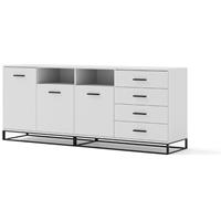 BIM FURNITURE Kommode ARSEN 3D4S 190 cm weiß alaska