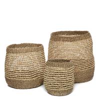 Bazar Bizar | Set van 3 opbergmanden Mora