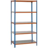 SIMONRACK Metallregale KIT SIMONCLICK PLUS 5/500 BLAU/ORANGE/VERZINKT