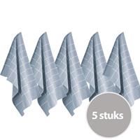 Byrklund Theedoek Do Dishes Blauw - 5 stuks