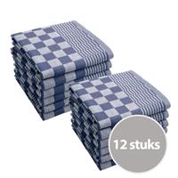 Byrklund Theedoek Clean & Tidy Blauw - 12 stuks