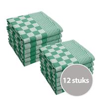 Byrklund Theedoek Clean & Tidy Groen - 12 stuks