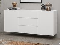 Mobistoxx Dressoir AVATAR 2 deuren 3 lades wit