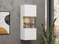Mobistoxx Wandkast AVATAR 1 deur wit met led