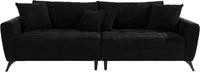 Andas Big-Sofa »Lörby«, auch mit Aqua clean-Bezug, feine Steppung im Sitzbereich, lose Kissen