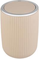 Wenko Schwingdeckeleimer Agropoli, 2l beige