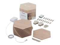 Nanoleaf Elements - Wood Look Hexagons Starter Kit- 13 Panels