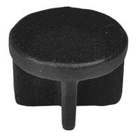 Leen Bakker 2 Eindkapjes Mat Ø28mm - zwart