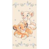 Disney The Lion King Strandlaken Simba Nala - 70 X 140 Cm - Katoen