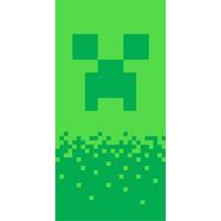 SimbaShop Minecraft Strandlaken Digital Creeper - 70 X 140 Cm - Katoen