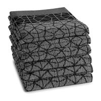 DDDDD Keukendoek Chrystal Black (6 stuks)