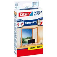 Tesa Fliegengitter tesa Insect Stop für Fenster 1x1m anthrazit