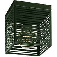 EGLO Deckenlampe Piedritas, ein schwarzer Quaderschirm