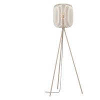 EGLO vloerlamp Romazzina zand ⌀32,5cm E27