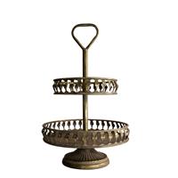 Dijk Natural Collections Etagère Metaal-goud-ø31.5x51cm