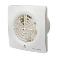 Vent-Axia Supra 100 TM badkamerventilator met PIR bewegingssensor en timer 97 m3/h 230V Wit 8000001060