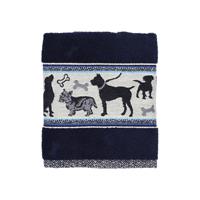 Bunzlau Castle Keukendoek Dogs Donkerblauw