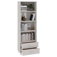 Hoge kast 60x35x180 cm massief grenenhout wit