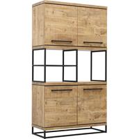 Budget Home Store Barkast London 4 deurs, 3 open vakken