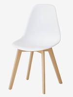 VERTBAUDET Scandinavische kinderstoel, zitgedeelte H 45 cm wit