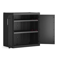 Lagerschrank Detroit Niedrig xl Schwarz Keter Schwarz