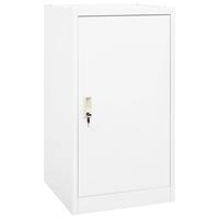 vidaxl Zadelkast 53x53x105 cm staal wit   