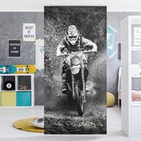 Bilderwelten Raumteiler Kinderzimmer Motocross Im Schlamm