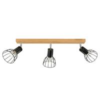 Envolight Aria plafondlamp eiken geolied, 3-lamps