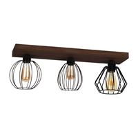 Envostar Envolight Various plafondlamp 3-lamps dennenhout