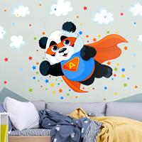 Klebefieber Wandtattoo Kinderzimmer Super Panda